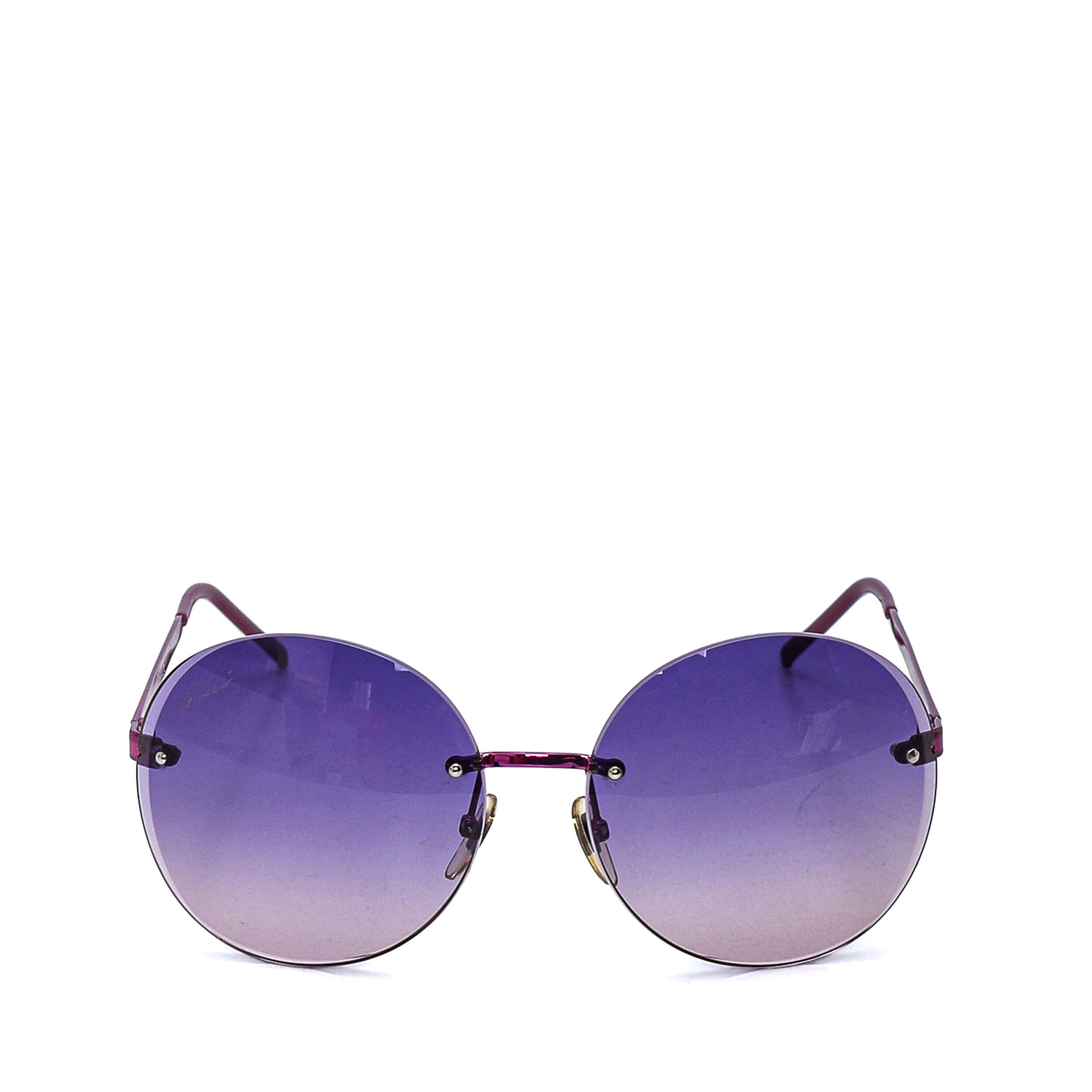 Gucci- Purple Round Sunglasses